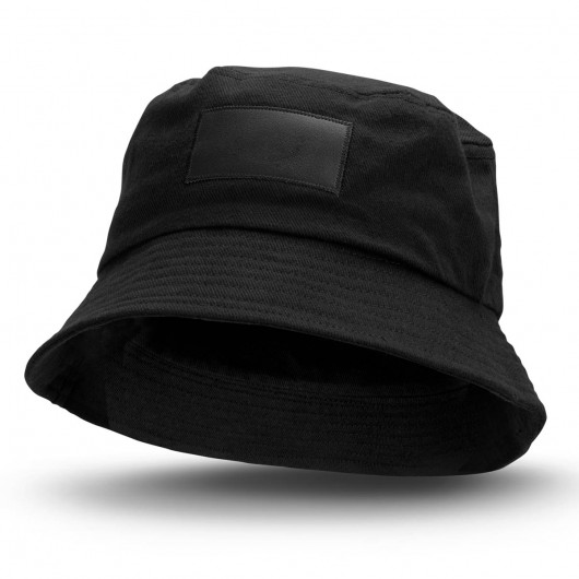 Black Patch Bucket Hats